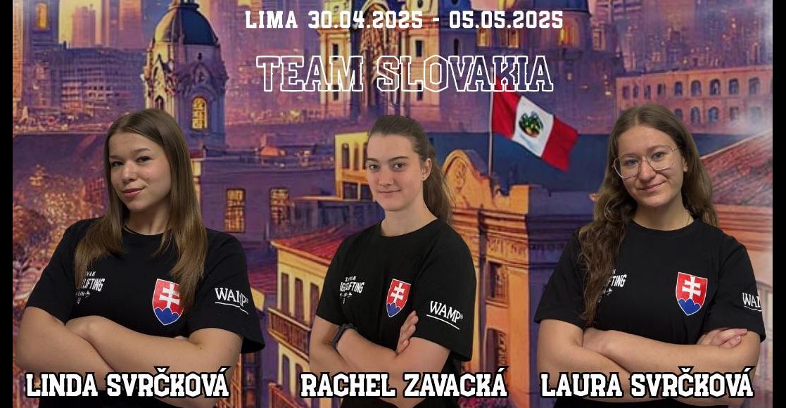 Majstrovstvá sveta mládeže a juniorov vo vzpieraní: Slovensko reprezentovali tri talentované pretekárky