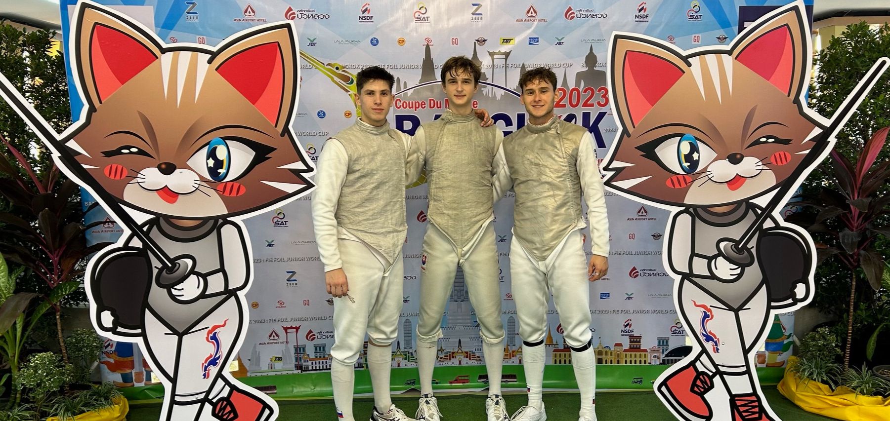 7. miesto pre našich juniorov vo fleurete na Svetovom pohári v Bangkoku